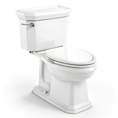 toilet bowl isolated on white