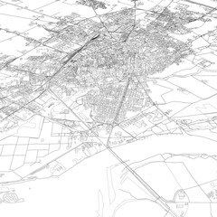 Fototapeta premium 3D illustration of city and urban in Cremona Italy