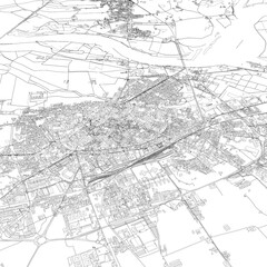 Obraz premium 3D illustration of city and urban in Cremona Italy