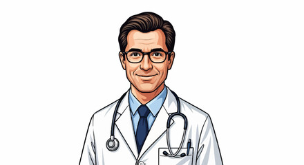 Fototapeta premium portrait of a doctor