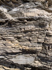 Horizontal rock strata texture