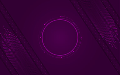 Presentation background with circular gradient shapes | Modern creative background template for banner, flyer, card, presentation, corporate, decoration, greeting, packaging, with dark magenta color