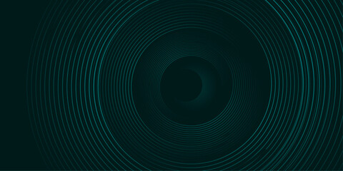 3d background with circular line shapes | Modern creative background template for banner, flyer, card, presentation, corporate, decoration, greeting, packaging, with teal color