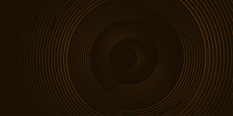 3d background with circular line shapes | Modern creative background template for banner, flyer, card, presentation, corporate, decoration, greeting, packaging, with chocolate color