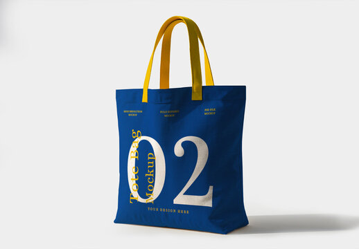 Minimal Febric Tote Bag Mockup