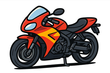 Obraz premium high-performance sport motorcycle for men