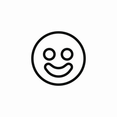 Obraz premium happy impression icon sign vector