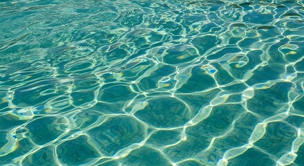 Crystal Clear Swimming Pool texture water shine pool Scene – AI Generated Image