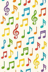 music notes background