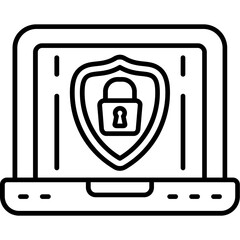 Fototapeta premium Security system Icon