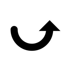 Half Circular Refresh Arrow Icon