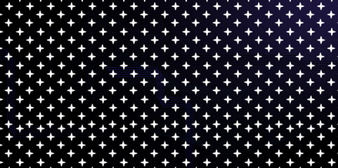 Abstract Trendy monogram Pattern. Shinning silver polka star, luxury creative digital abstract texture pattern background. Design element. Random Stars on black background.  © Sofiqul