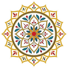 Boho Style Mandala Design for Digital Art Projects