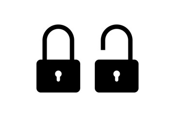 Locked Unlocked Vector