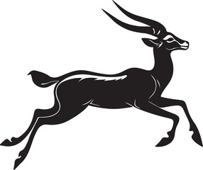 Fototapeta premium silhouette of deer