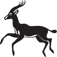 Fototapeta premium deer silhouette vector