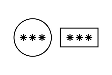 Hidden Characters PIN Code Symbols