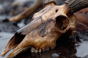 Dead wildlife affected by toxic water pollution