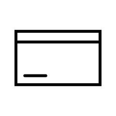 Credit Card Payment Outline Icon