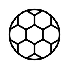 Football Soccer Ball Outline Icon