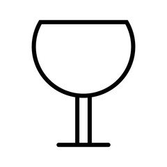 Wine Glass Drink Outline Icon