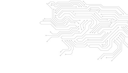 Electronics board. Circuit board electronic hi tech pattern. abstract computer chip. Black monochrome background