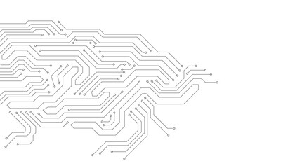 Electronics board. Circuit board electronic hi tech pattern. abstract computer chip. Black monochrome background