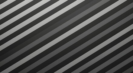 Obraz premium Diagonal stripes in varying shades of gray creating an abstract background texture design art 100