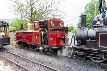 steam trains in snowdonia Wales