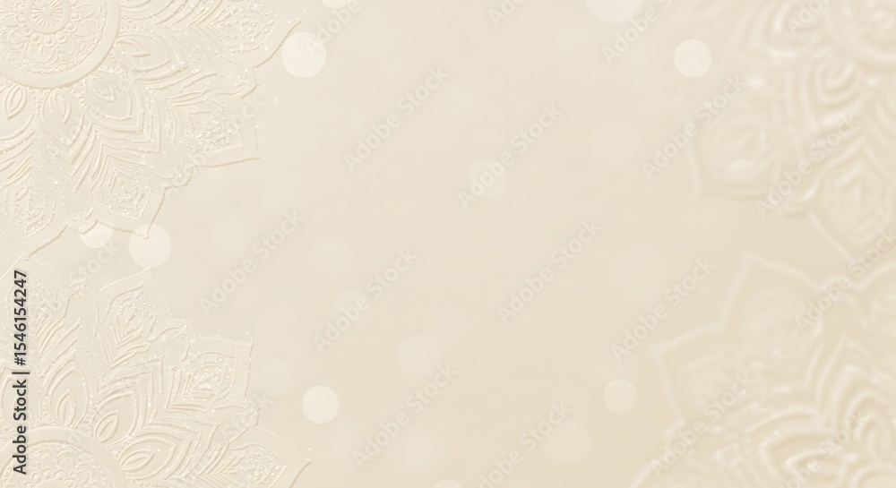 Poster soft background with floral textures and bokeh lights creating a gentle and dreamy atmosphere look 1