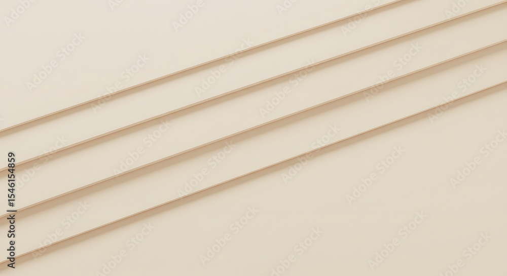 Aufkleber a close up view of several sheets of cream colored paper stacked diagonally across the frame space