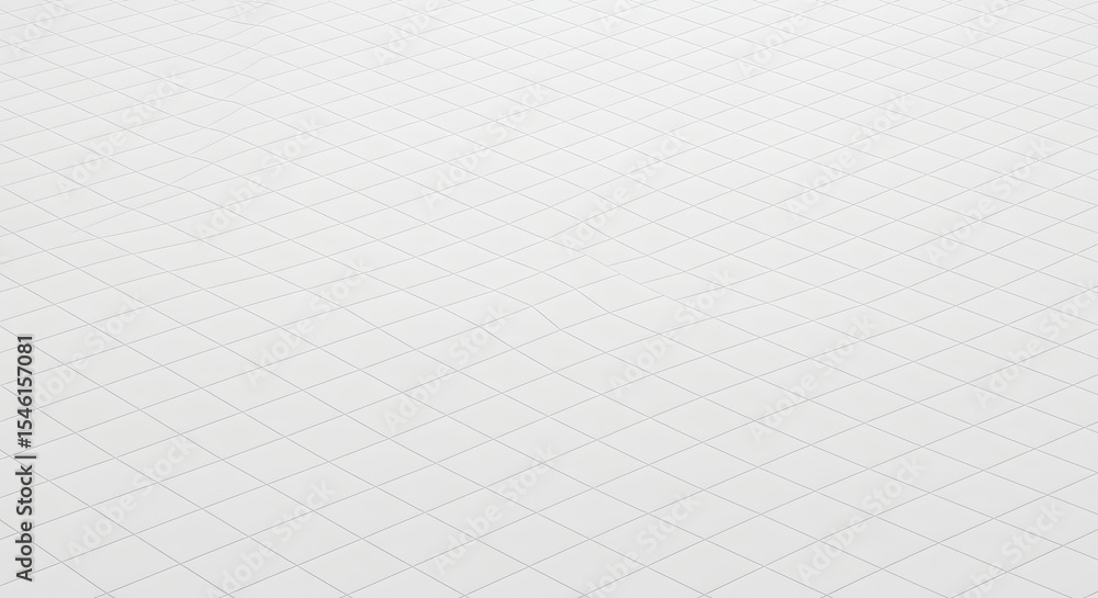 Poster a white surface with a repeating diamond pattern covering the entire area of the image view field