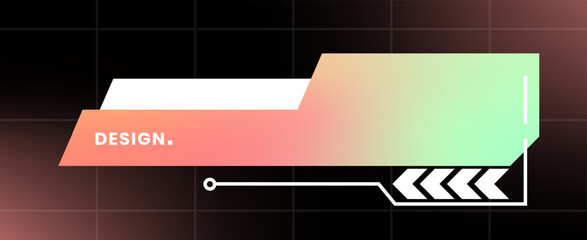 Modern pop up window illustration. Futuristic pop up interface.