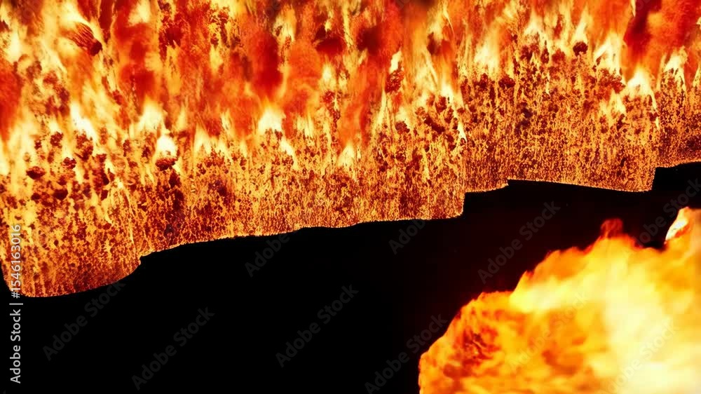 Poster intense fiery explosion sequence in highresolution slow motion blaze display