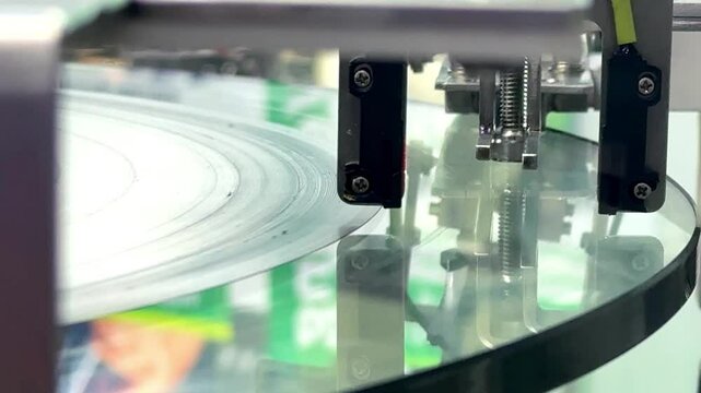 High-quality control in manufacturing optical sorting machine for fasteners screw in product line before packaging