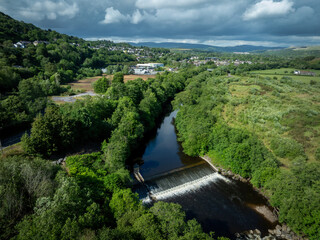 The River Tawe at Ystalyfera
