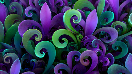 of digital paint moving in dynamic unpredictable paths