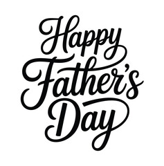 Happy fathers day set. Vector typography.