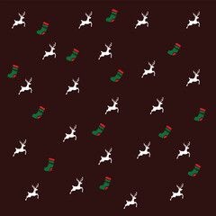 Christmas pattern background