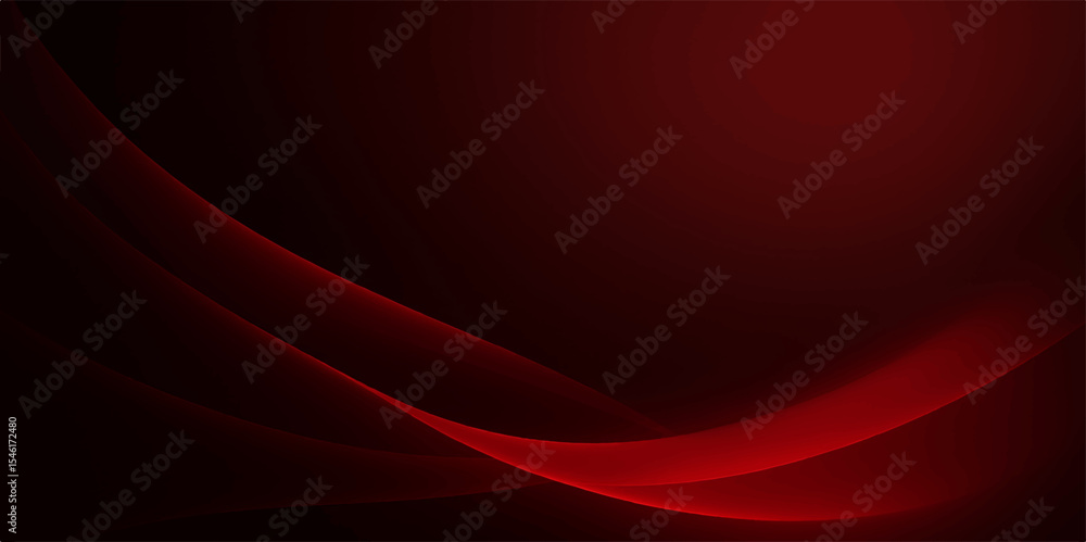 Poster red and purple light waves flow across an abstract background, creating a dynamic and artistic textu
