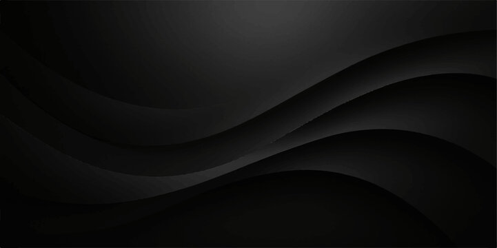 Abstract black and white background with flowing light lines and soft curves creating a dynamic digital wave pattern