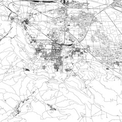 Fototapeta na wymiar 3D illustration of city and urban in Caserta Italy