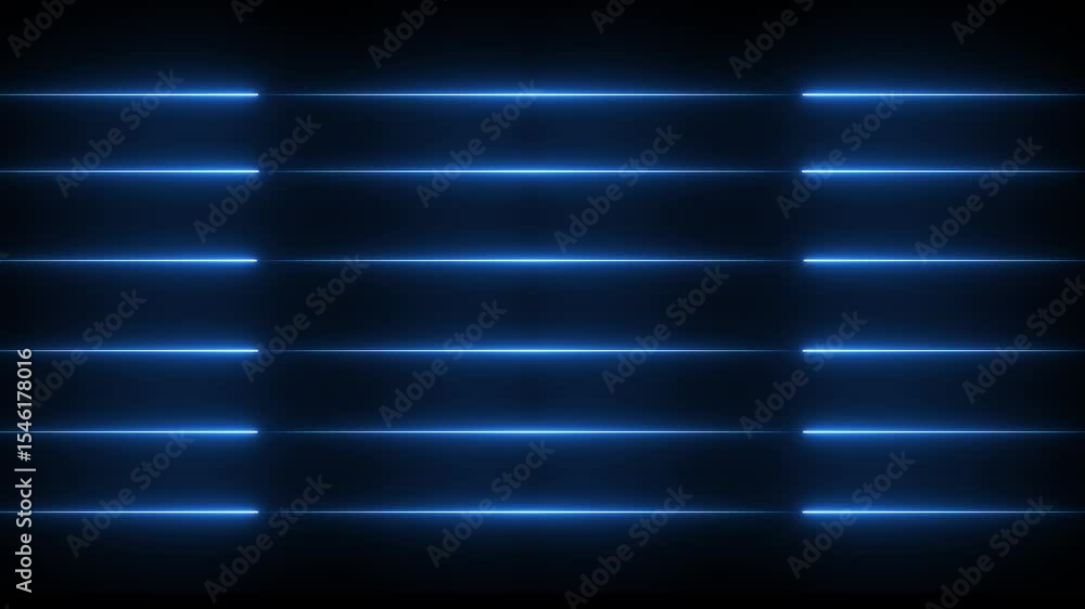 Poster abstract glowing rainbow color neon lines motion background. neon lights blinking lines moving anima