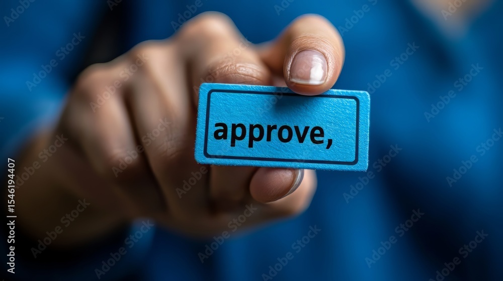 Poster a person ticks a checkbox labeled 
