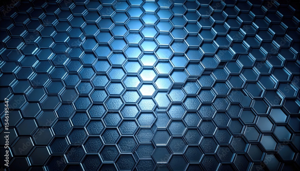 Poster abstract hexagon pattern background