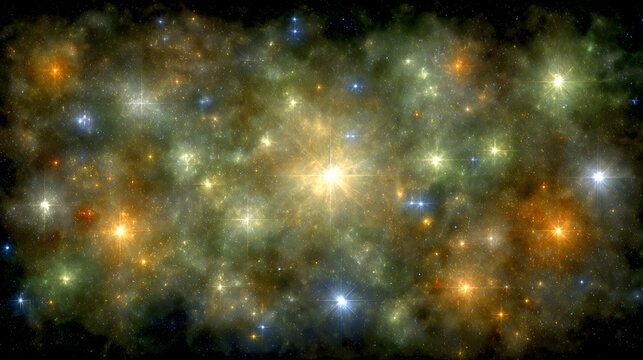 merging mid-air under artificial stars and radiant clouds