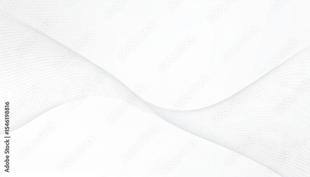 Poster abstract wave design with dots and lines