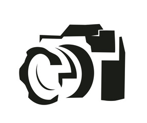 camera design silhouette, photography design