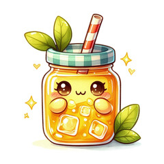 illustration of a lemon juice