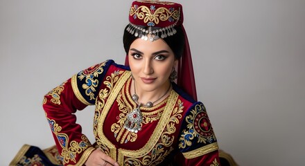 Middle Eastern Traditional Costume Portrait
